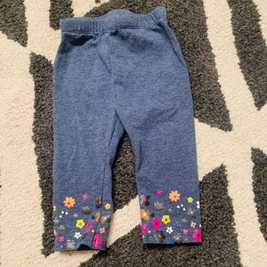 3-6 mo. Flower leggings